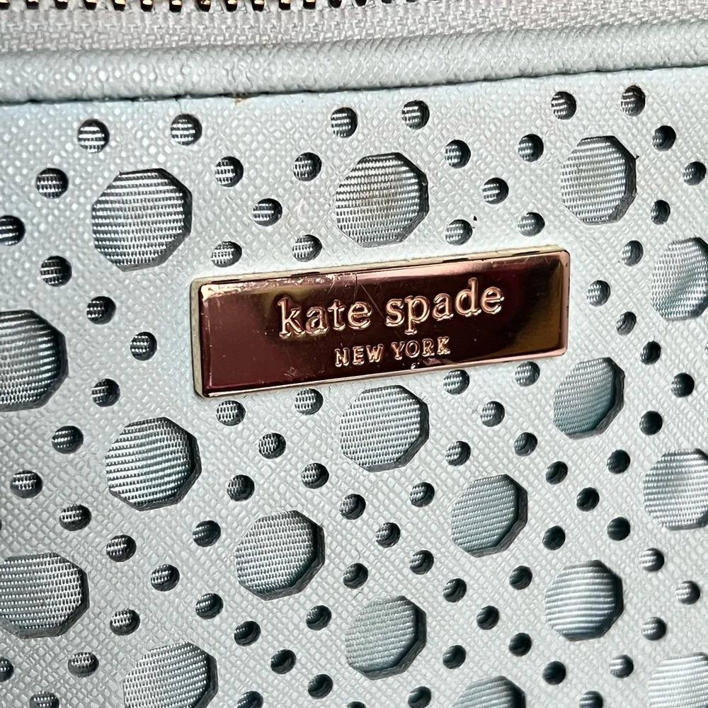 Kate Spade Newbury Lane Caning Small Rachelle satchel in Grace Blu